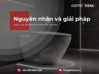 Nguyên nhân và giải pháp hiệu quả để khử mùi hôi nhà vệ sinh