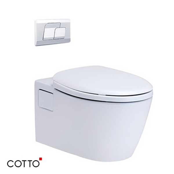 SC1986(T) Bồn cầu treo tường nắp đóng êm Charisma